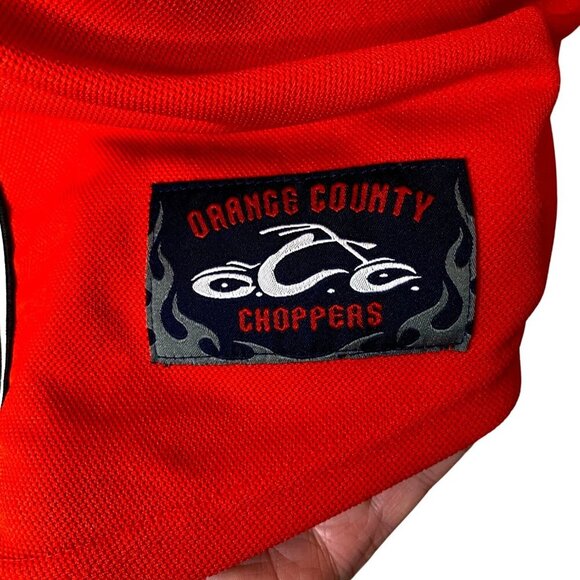 Vintage 1990s OCC Orange County Choppers Limited Edition Red & Black Jersey - Picture 5 of 9